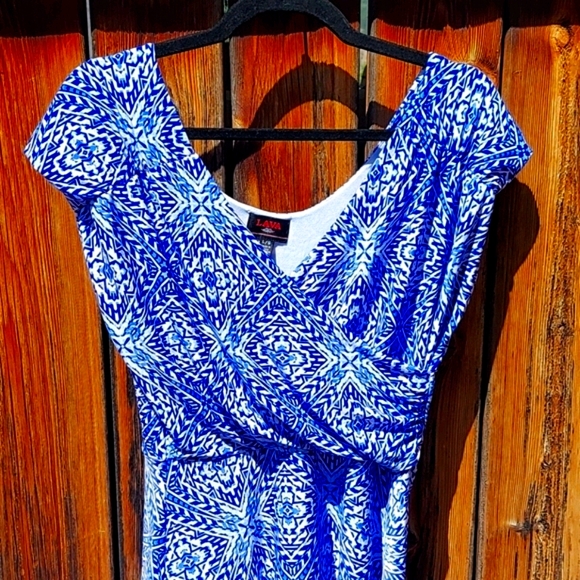 Lava Blue printed dress - Picture 2 of 11
